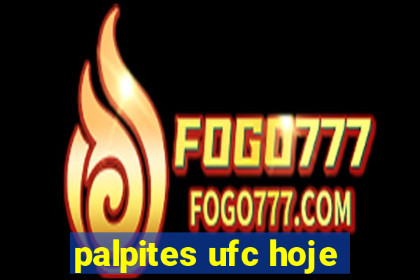 palpites ufc hoje